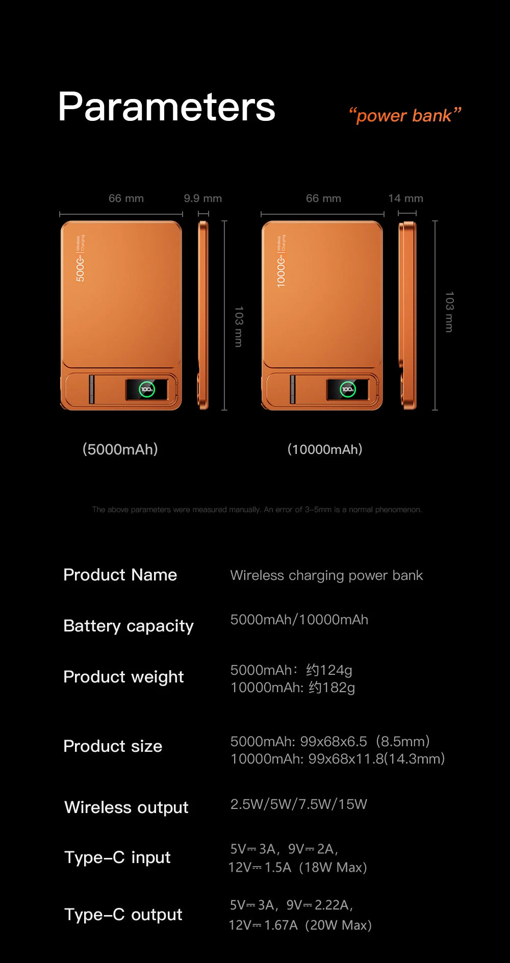 MagSafe Magnetic Wireless Power Bank 10000mAh - 20W Fast Charging Slim Portable Battery for iPhone 12-16