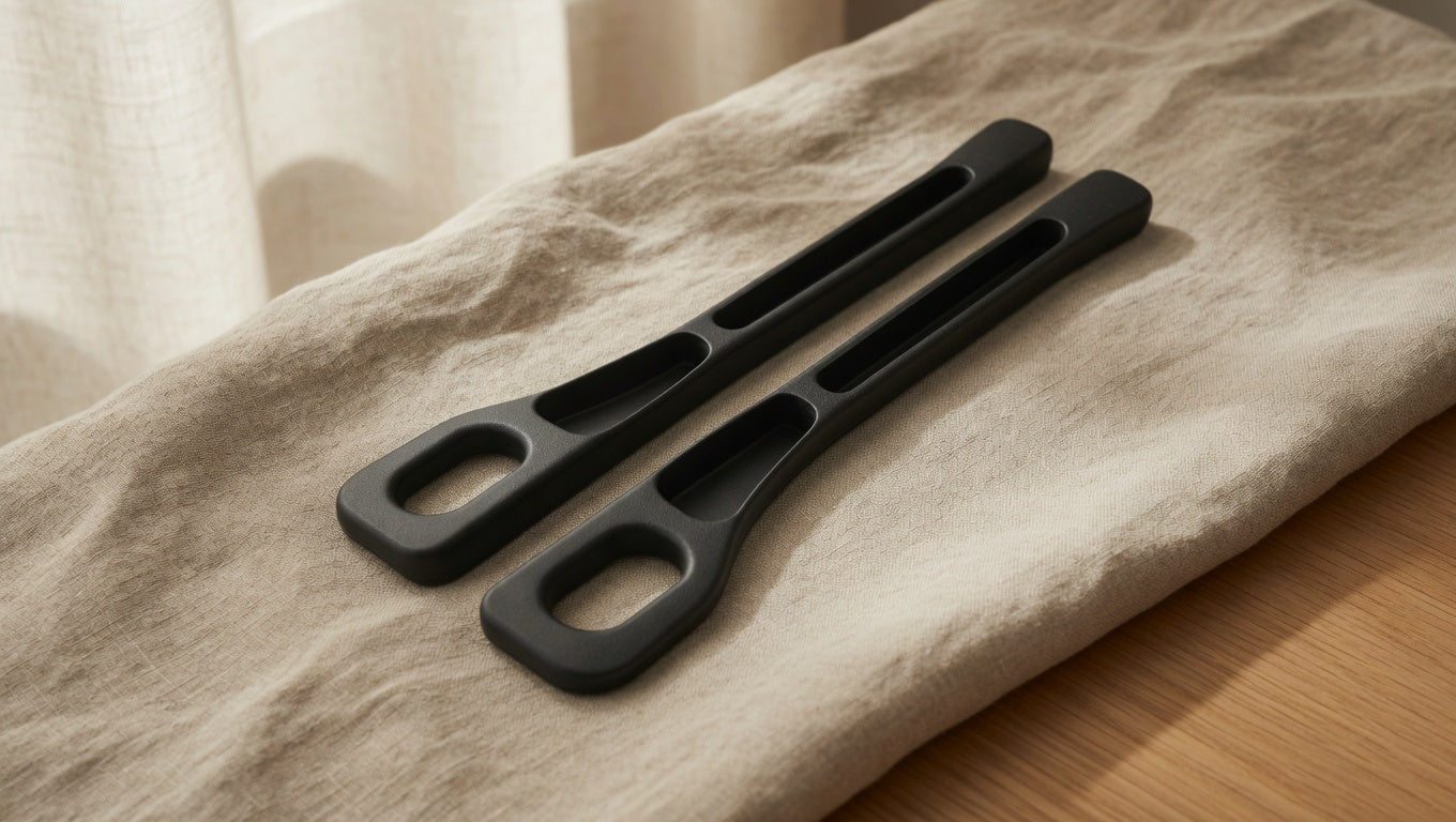 2-Pack Car Seat Gap Filler Organizer - Waterproof PU Storage Strip with Grooves (Black)