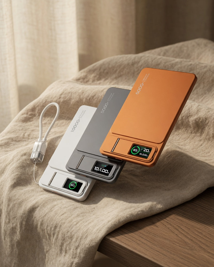 MagSafe Magnetic Wireless Power Bank 10000mAh - 20W Fast Charging Slim Portable Battery for iPhone 12-16